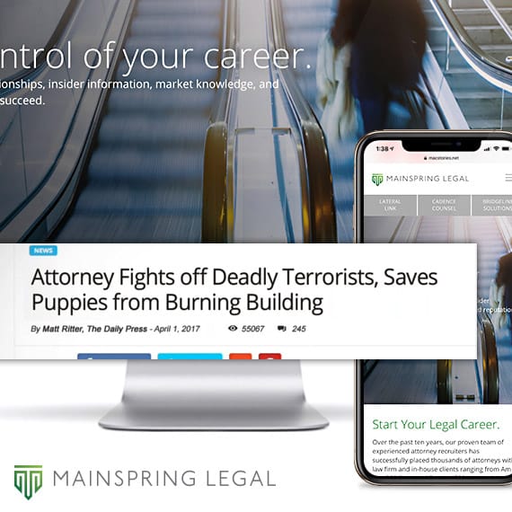 Mainspring Legal - Brand Strategy & Development, Brand Guidelines, Brand Guidelines, Creative Direction, Marketing & Advertising Strategy & Development